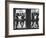 Ballerinas Standing on Window Sill in Rehearsal Room, George Balanchine's School of American Ballet-Alfred Eisenstaedt-Framed Photographic Print