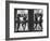 Ballerinas Standing on Window Sill in Rehearsal Room, George Balanchine's School of American Ballet-Alfred Eisenstaedt-Framed Photographic Print