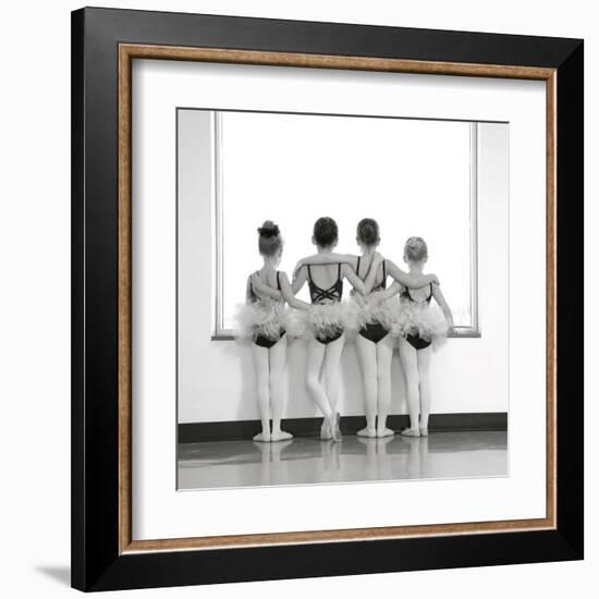 Ballerinas-null-Framed Art Print