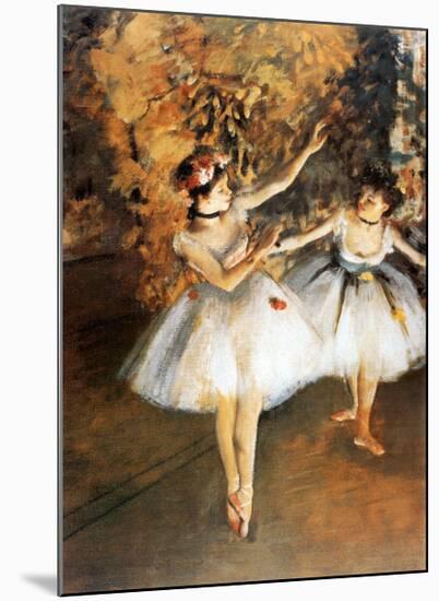 Ballerine Alla Barra-Edgar Degas-Mounted Art Print