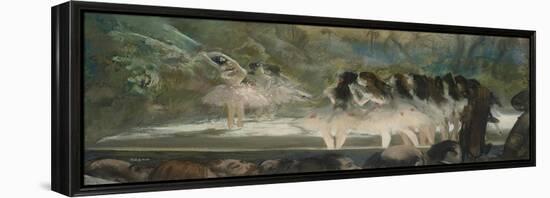 Ballet at the Paris Opéra, 1877-Edgar Degas-Framed Premier Image Canvas