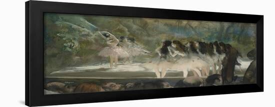 Ballet at the Paris Opéra, 1877-Edgar Degas-Framed Giclee Print