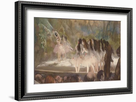 Ballet at the Paris Opera, 1877-Edgar Degas-Framed Giclee Print