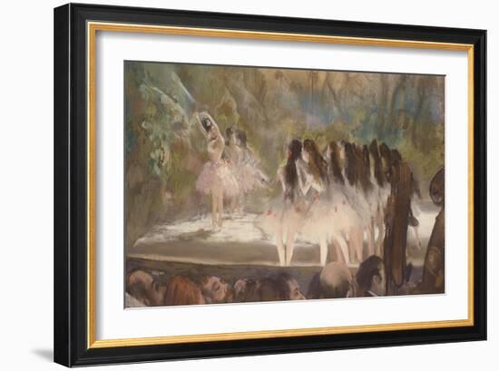 Ballet at the Paris Opera, 1877-Edgar Degas-Framed Giclee Print