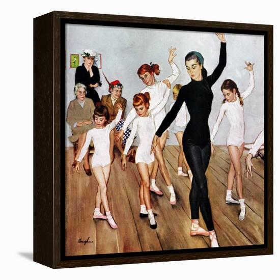 "Ballet Class", November 3, 1956-George Hughes-Framed Premier Image Canvas