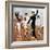 "Ballet Class", November 3, 1956-George Hughes-Framed Giclee Print