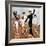 "Ballet Class", November 3, 1956-George Hughes-Framed Giclee Print