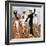 "Ballet Class", November 3, 1956-George Hughes-Framed Giclee Print