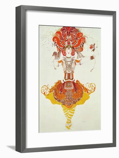 Ballet Costume for "The Firebird," by Stravinsky-Leon Bakst-Framed Giclee Print