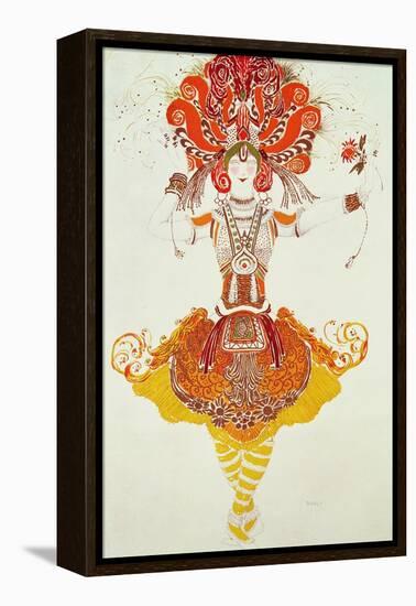 Ballet Costume for "The Firebird," by Stravinsky-Leon Bakst-Framed Premier Image Canvas