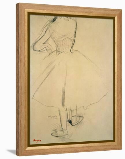 Ballet Dancer from Behind, 19th Century-Edgar Degas-Framed Premier Image Canvas