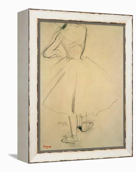 Ballet Dancer from Behind, 19th Century-Edgar Degas-Framed Premier Image Canvas