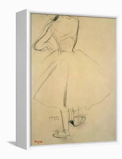 Ballet Dancer from Behind, 19th Century-Edgar Degas-Framed Premier Image Canvas