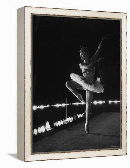 Ballet Dancer Mia Slavenska Performing in the Ballet "Arabian Nights."-Gordon Parks-Framed Premier Image Canvas