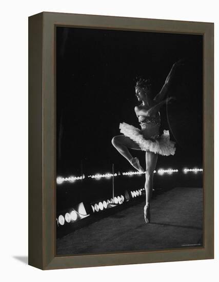 Ballet Dancer Mia Slavenska Performing in the Ballet "Arabian Nights."-Gordon Parks-Framed Premier Image Canvas