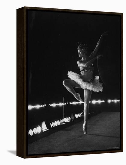 Ballet Dancer Mia Slavenska Performing in the Ballet "Arabian Nights."-Gordon Parks-Framed Premier Image Canvas