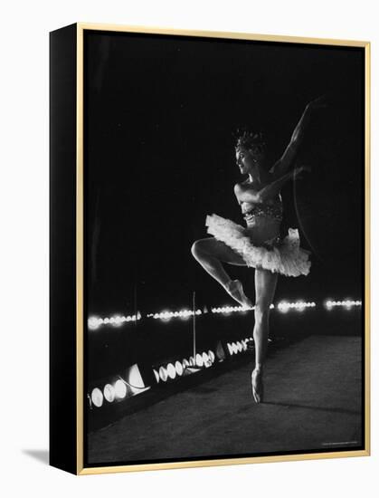 Ballet Dancer Mia Slavenska Performing in the Ballet "Arabian Nights."-Gordon Parks-Framed Premier Image Canvas