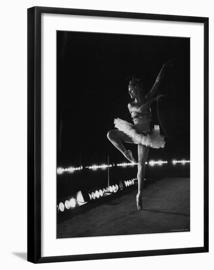 Ballet Dancer Mia Slavenska Performing in the Ballet "Arabian Nights."-Gordon Parks-Framed Premium Photographic Print