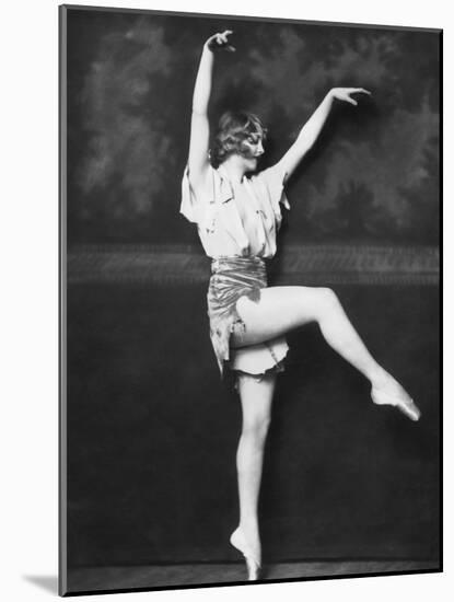 Ballet Dancer Performing on Stage-null-Mounted Photo