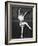 Ballet Dancer Performing on Stage-null-Framed Photo