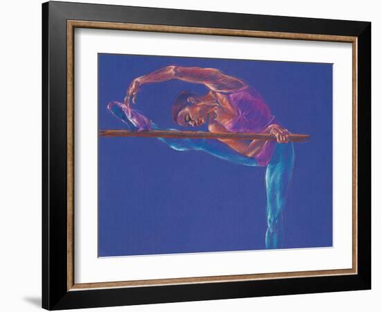 Ballet Dancer Stretching-Patti Mollica-Framed Giclee Print