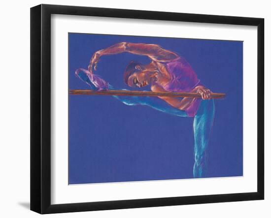 Ballet Dancer Stretching-Patti Mollica-Framed Giclee Print
