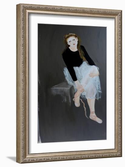 Ballet Dancer with blonde hair 2015-Susan Adams-Framed Giclee Print