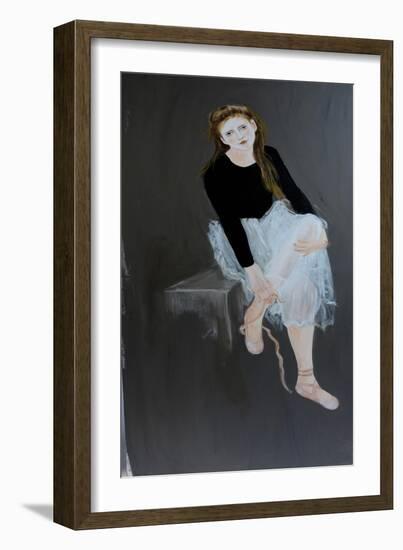 Ballet Dancer with blonde hair 2015-Susan Adams-Framed Giclee Print