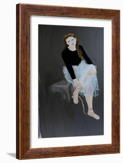 Ballet Dancer with blonde hair 2015-Susan Adams-Framed Giclee Print