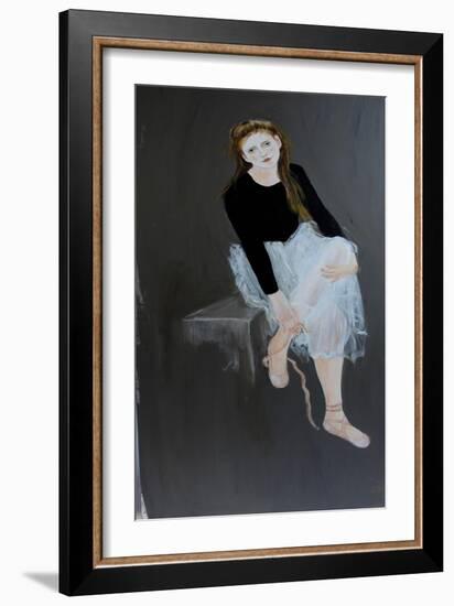 Ballet Dancer with blonde hair 2015-Susan Adams-Framed Giclee Print