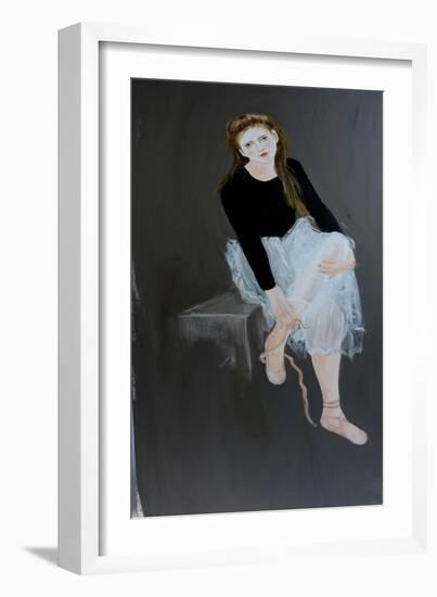 Ballet Dancer with blonde hair 2015-Susan Adams-Framed Giclee Print