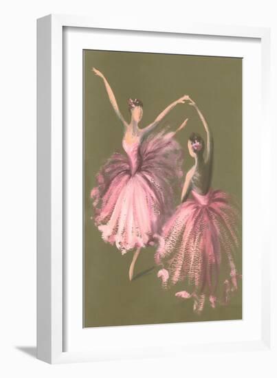 Ballet Dancer-null-Framed Art Print