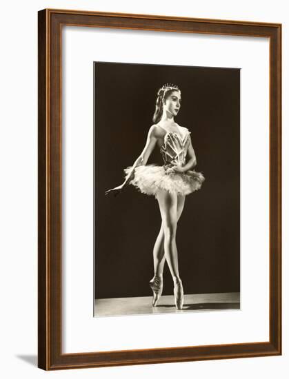 Ballet Dancer-null-Framed Art Print