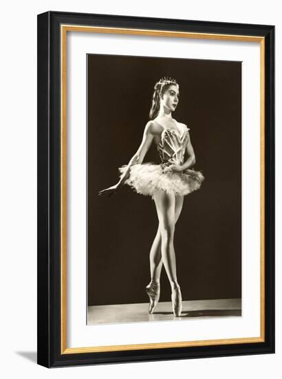 Ballet Dancer-null-Framed Art Print