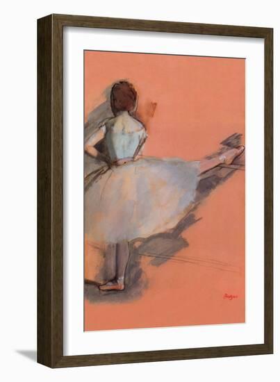 Ballet Dancer-Edgar Degas-Framed Art Print