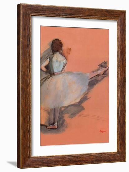 Ballet Dancer-Edgar Degas-Framed Art Print