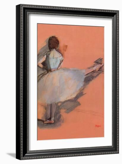 Ballet Dancer-Edgar Degas-Framed Art Print