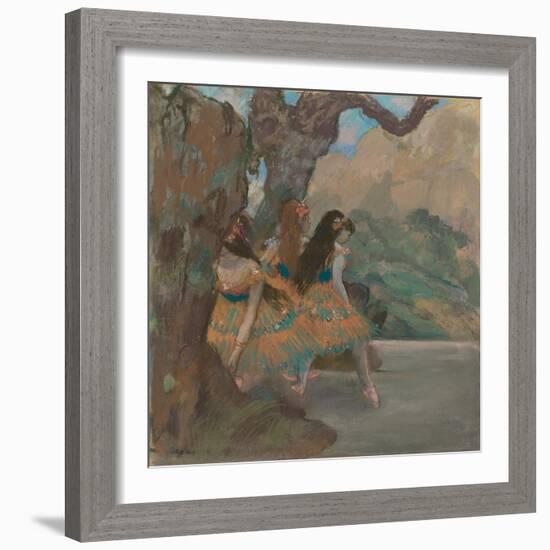 Ballet Dancers, 1877-Edgar Degas-Framed Art Print