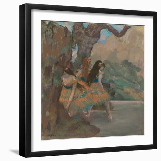 Ballet Dancers, 1877-Edgar Degas-Framed Art Print