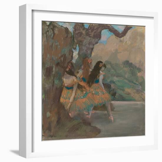 Ballet Dancers, 1877-Edgar Degas-Framed Art Print