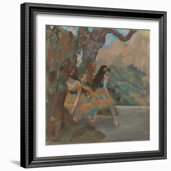 Ballet Dancers, 1877-Edgar Degas-Framed Art Print