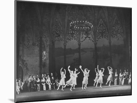 Ballet Dancers Performing "Cinderella" on Stage at the Bolshoi Theater-null-Mounted Photographic Print
