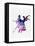 Ballet Dancers Watercolor 1-Irina March-Framed Stretched Canvas