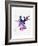 Ballet Dancers Watercolor 1-Irina March-Framed Premium Giclee Print