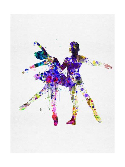 Ballet Dancers Watercolor 2 Art Print Irina March Art Com