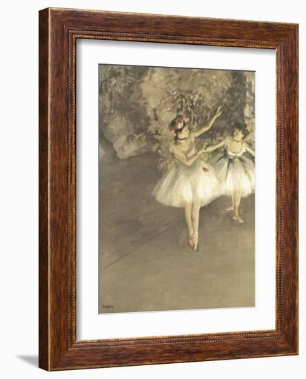 Ballet Dancers-Edgar Degas-Framed Art Print