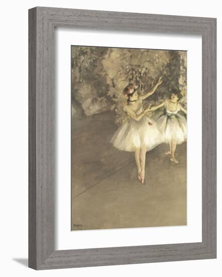 Ballet Dancers-Edgar Degas-Framed Art Print