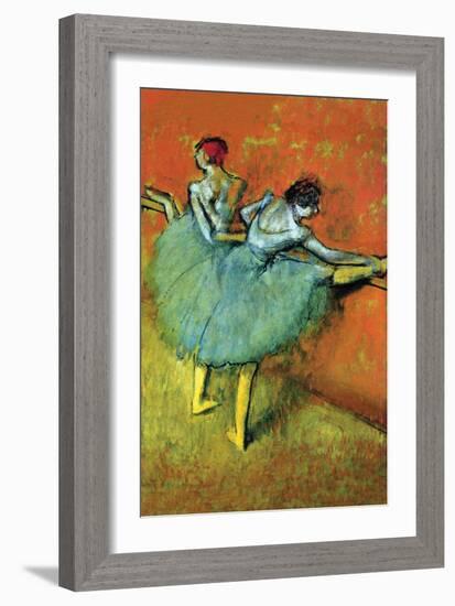 Ballet Dancers-Edgar Degas-Framed Art Print