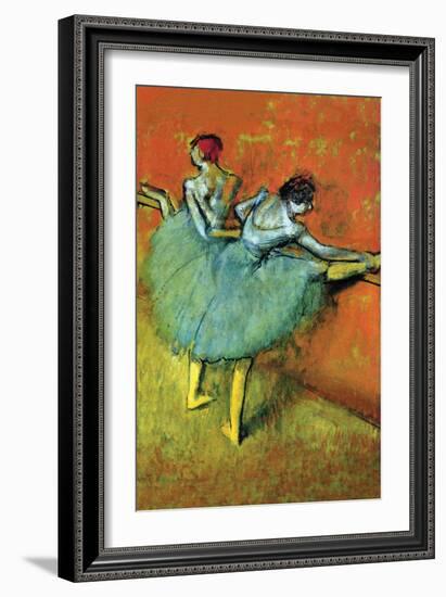 Ballet Dancers-Edgar Degas-Framed Art Print