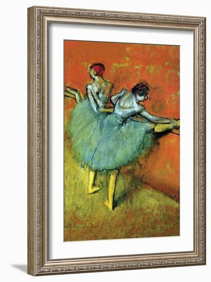 Ballet Dancers-Edgar Degas-Framed Art Print